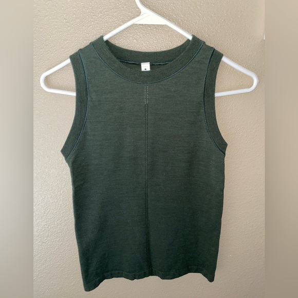 Athleta Ascent Seamless Tank - XXS - Hunter Green - Picture 1 of 6
